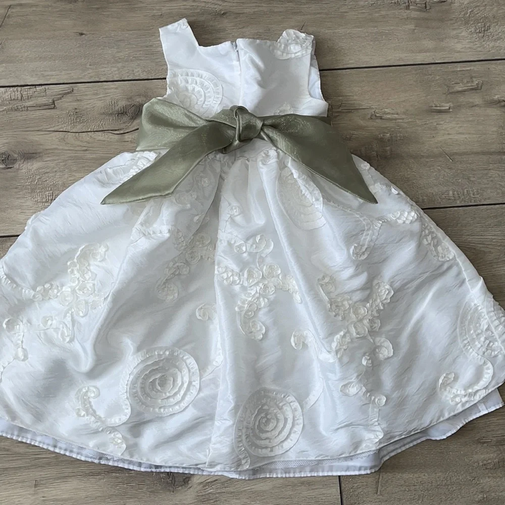 Jenny & Me Toddler Girl Wedding Flower Girl Dress Size 5